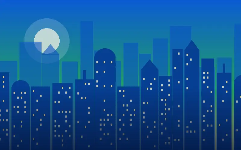 Illustration of the Cuttack skyline