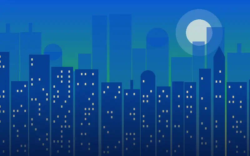 Illustration of the Gurugram skyline