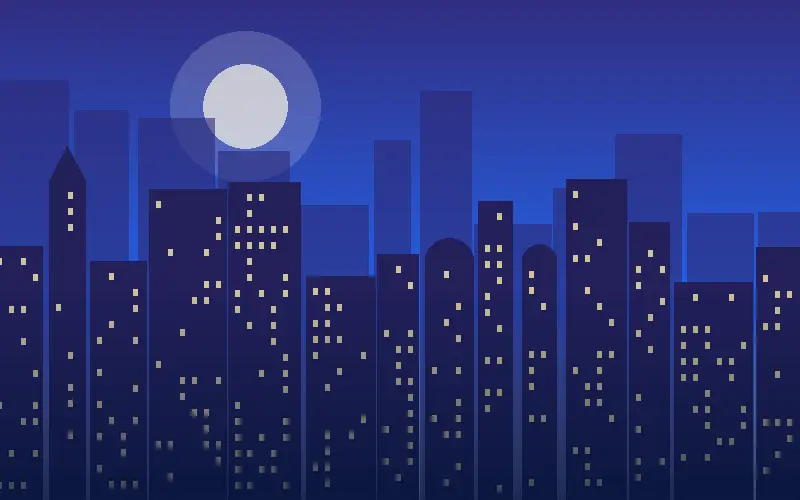 Illustration of the Imphal skyline