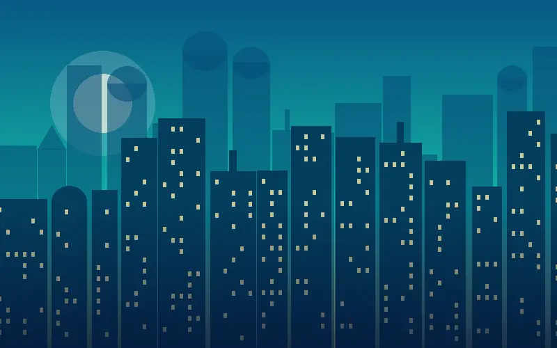 Illustration of the Jammu skyline