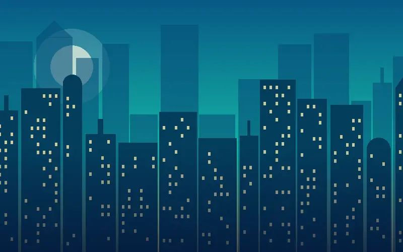 Illustration of the Madurai skyline